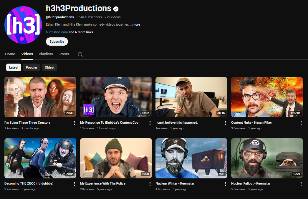 h3h3Productions