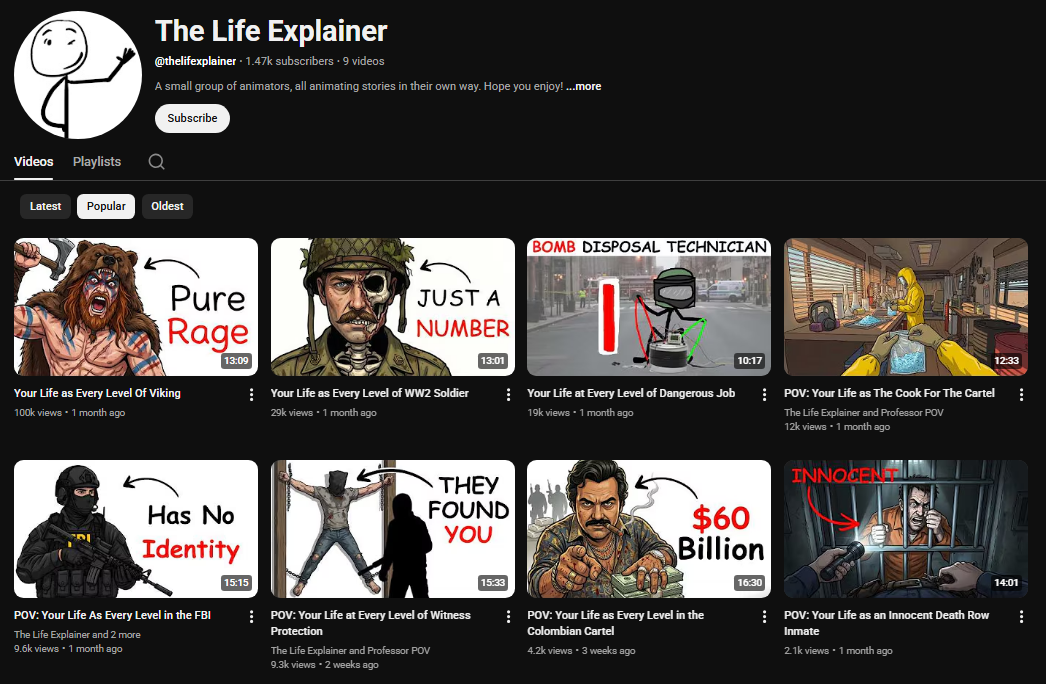 The Life Explainer channel